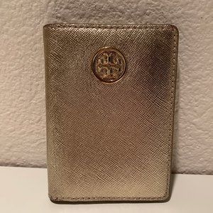 Tory Burch Gold Mini Wallet